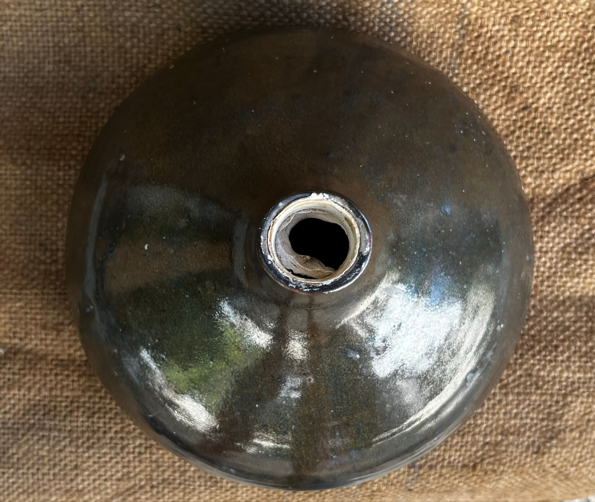 Ceramic lamp base signed SEYVE-CHAUDET