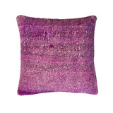 Vintage turkish hand knotted cushion cover , 45 x 45 cm