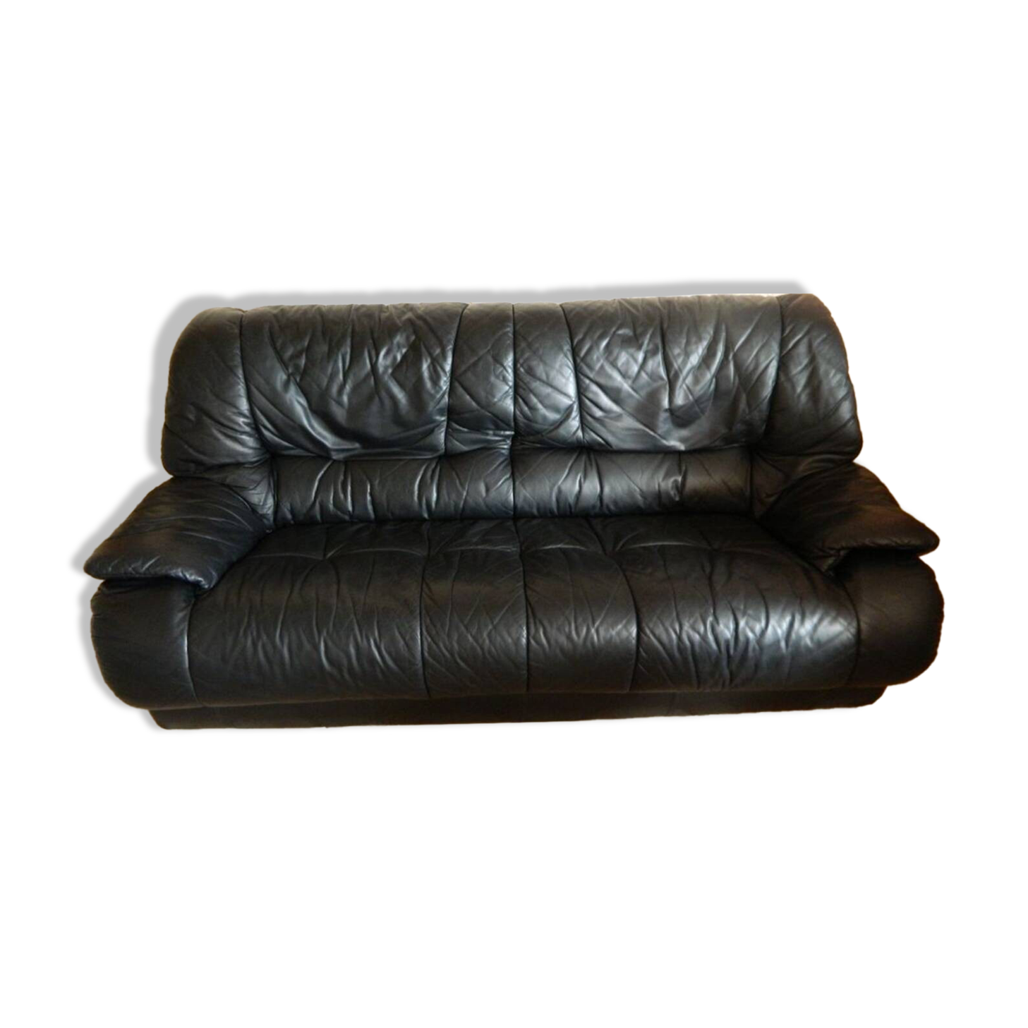 3 seater leather sofa