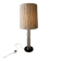 Vintage floor lamp by Richard Essig, glass and chrome, 1960s.