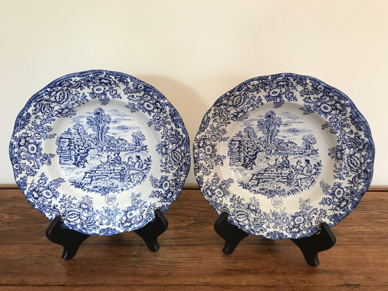 2 BP advertising plates