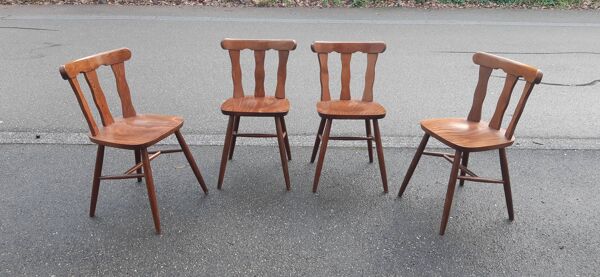 Lot de 4 chaises bistrot brasserie