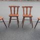 Lot de 4 chaises bistrot brasserie