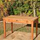 Table bureau bois brut