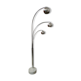 Floor lamp "Lily of the valley" by G. Reggiani in chromed metal 70s