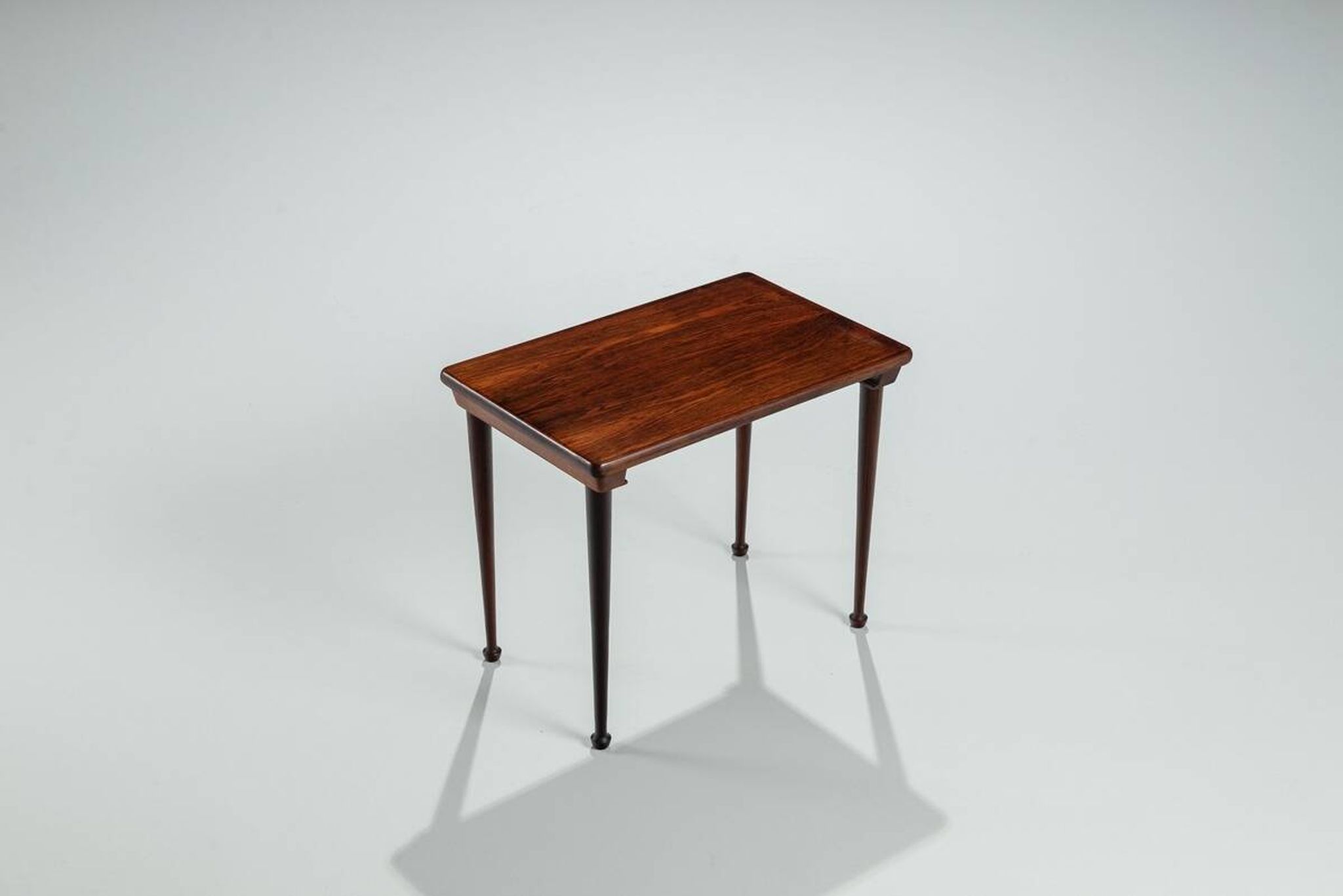 Set of 3 Danish nesting tables in rosewood Denmark 1960