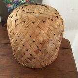 Bamboo basket intertwined
