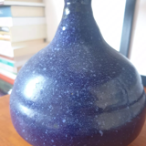 Ball lamp in marsh sandstone and raffia 1960
