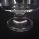 Set of 10 Art Deco crystal footed bowls.
