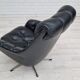 Fauteuil en cuir pivotant danois vintage