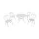 Antique garden furniture in full metal iron