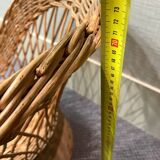 Vintage wicker armchair