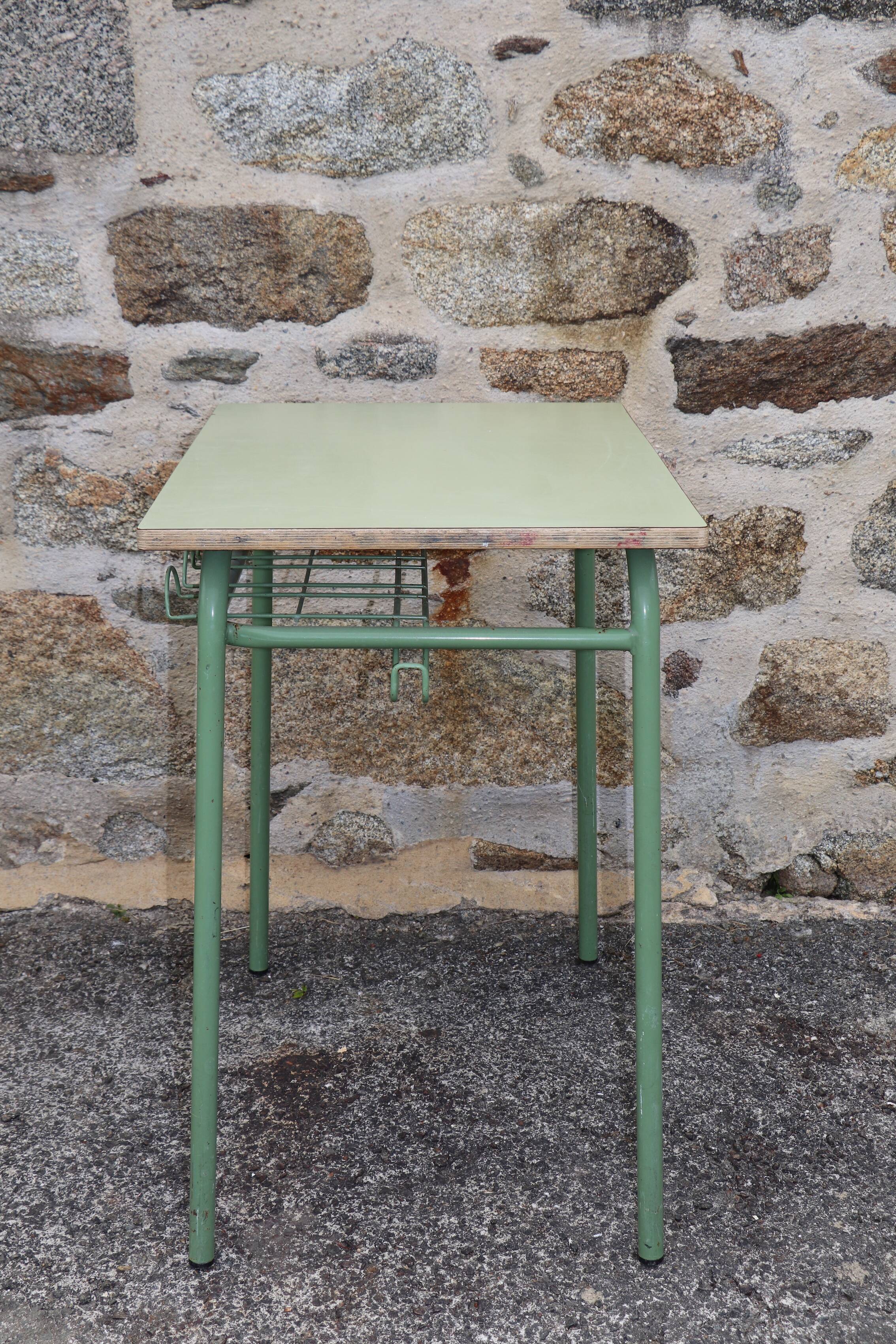 Italian vintage school desk and chair