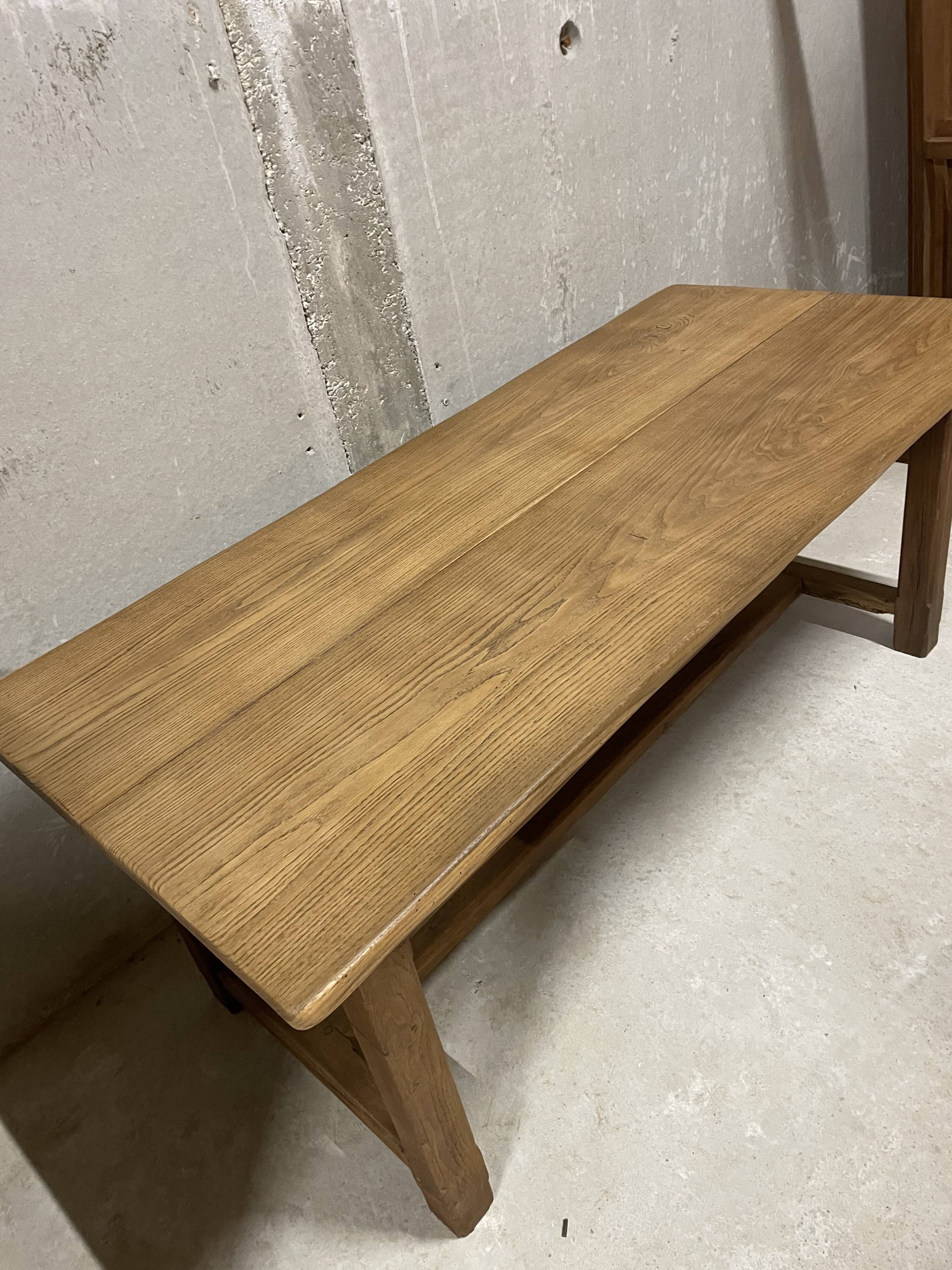 Oak farmhouse table 180cm