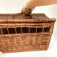 Vintage braid wicker basket for pets