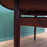 Table ovale en palissandre, années 1950, design danois, designer : Arne Vodder, productio