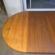 Table extensible Baumann en teck des années 60, (2 rallonges)