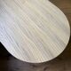 Metal and wood coffee table