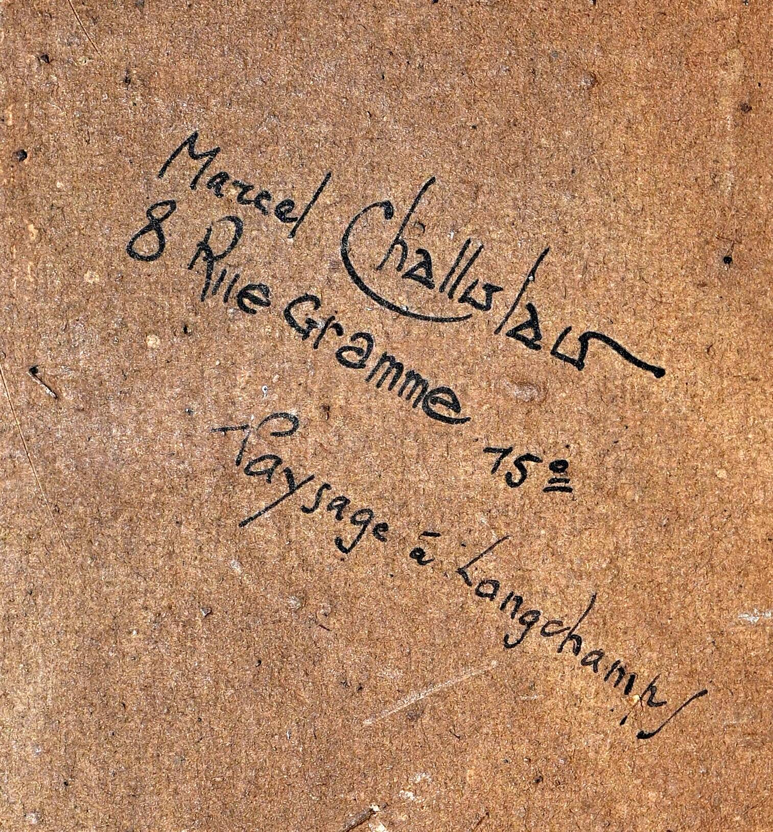 lac de longchamps, 1924, par marcel chalullau (1887-1982)