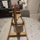 Rocking horse made of solid pine