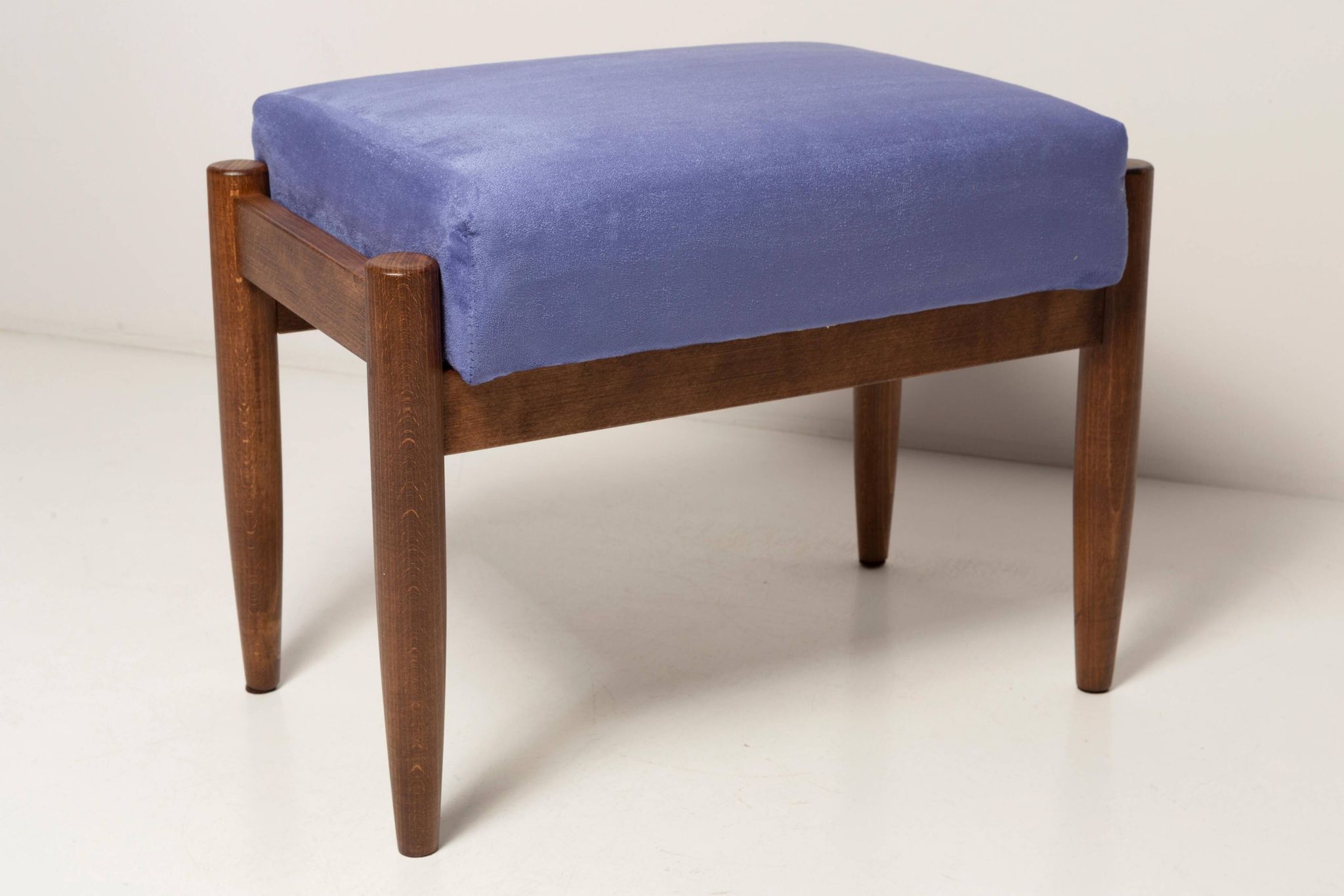 Vintage Violet Stool Mid-Century Violet, Edmund Homa, 1960s