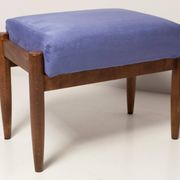 Vintage Violet Stool Mid-Century Violet, Edmund Homa, 1960s