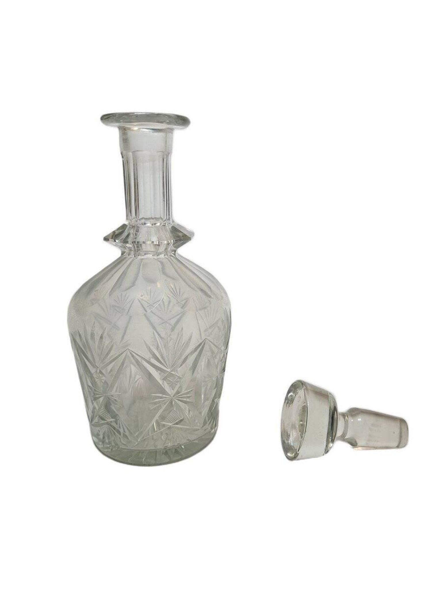 Art Deco crystal carafe, Germany, 1900s