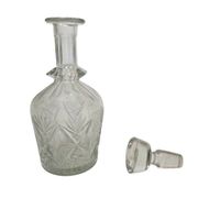 Art Deco crystal carafe, Germany, 1900s