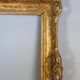 Old frame Louis XV style foliage 44x34cm gilded stucco wood SB170