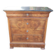 small Louis Philippe period walnut chest of drawers from the 19th century