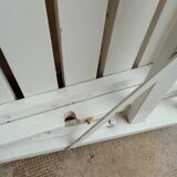 Vintage garden furniture R Gleizes in white painted wood