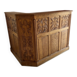 Oak bar or counter