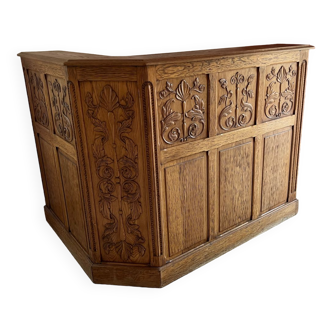 Oak bar or counter