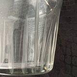 Set of 30 vintage art deco style wine glasses and carafe