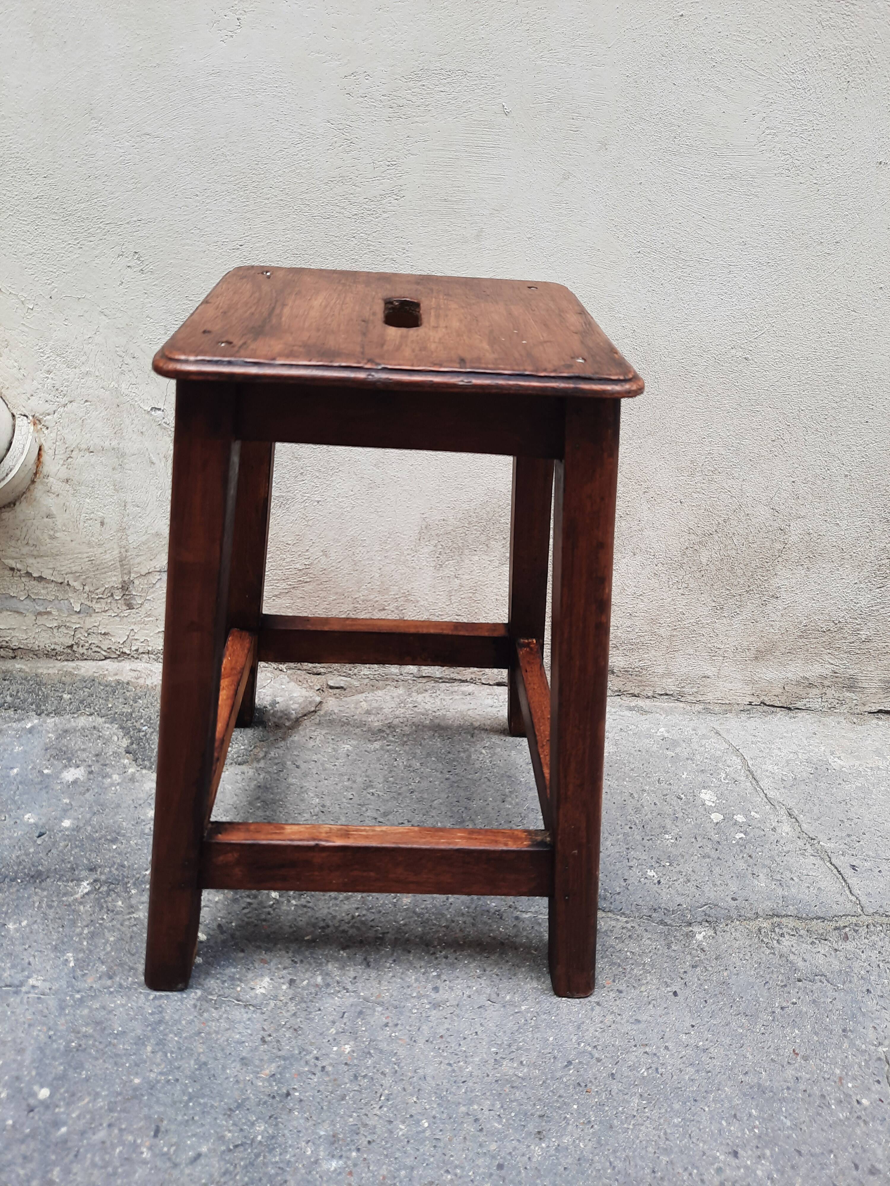 Old workshop stool