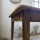 Table de ferme noyer pieds fuseaux 1950