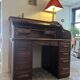 Antique directors oak roll top desk