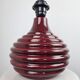 Ceramic burgundy red lamp base