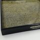 Black lace-up vintage tray and encrusted egg shells