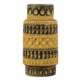 Vintage 1960s Bay Keramiek 'Inka' Handmade Stoneware Vase By Bodo Mans