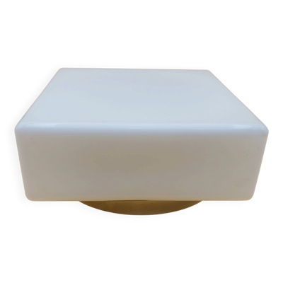 Applique plafonnier Lita opaline carré