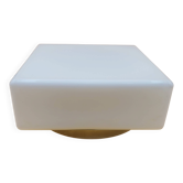 Square opaline ceiling light Lita