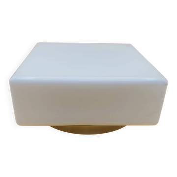 Applique plafonnier Lita opaline carré