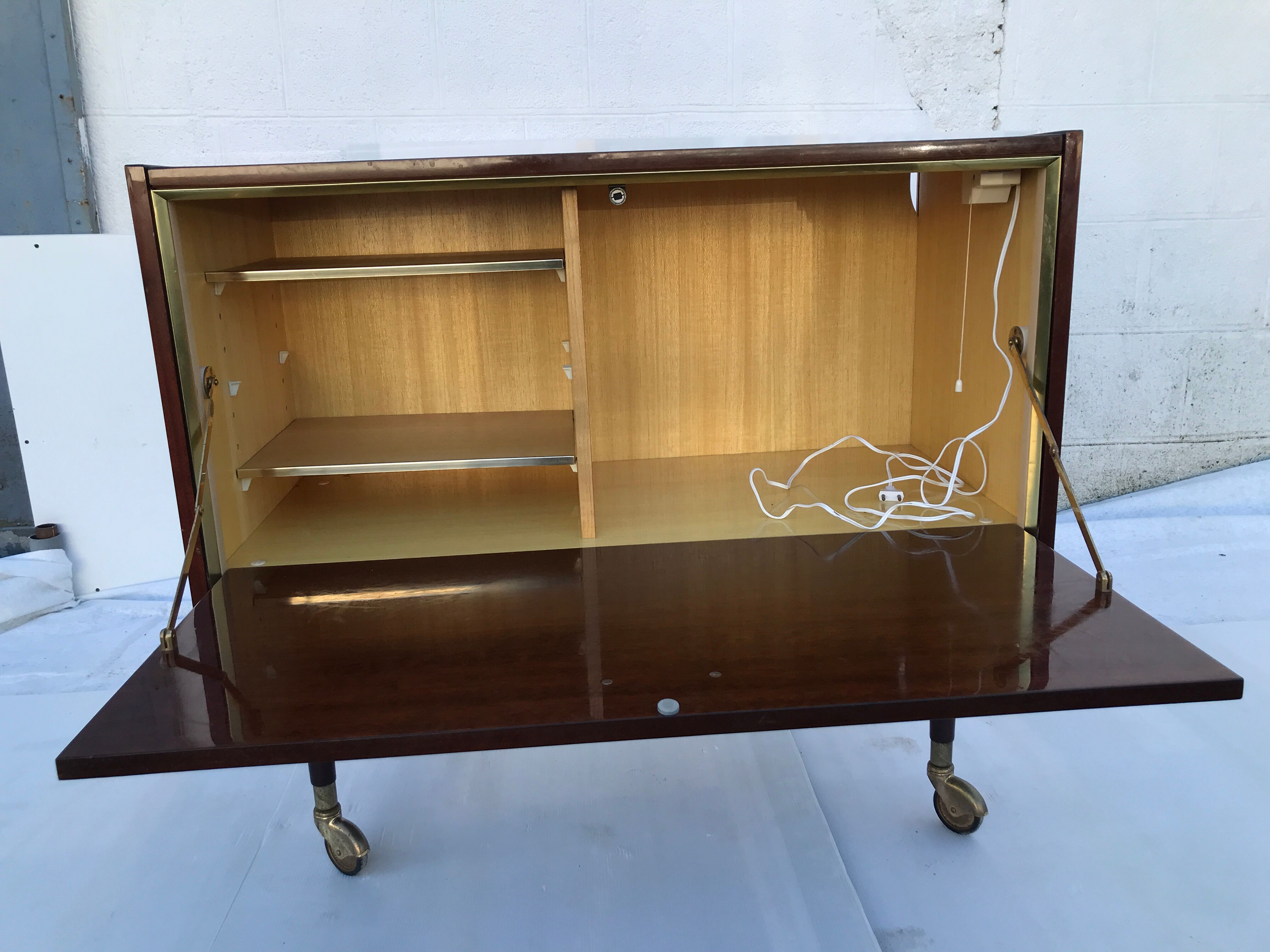 Illuminated bar furniture 70s