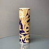Set of 2 Royal Bavarian Echt Cobalt Porcelain Vases