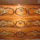 Crossbow in 18th century Walnut Louis XV Dresser