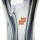 Vase Sekacz Modernisme, verre froissé, Huta Wołomin, Pologne, années 1980