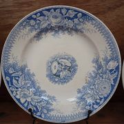 3 deep plates Sarreguemines Jardinière Terre de Fer