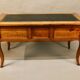 Bureau plat en merisier et son fauteuil