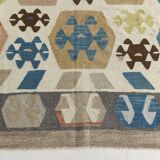 9x11 Rug For Living Room Persian Kilim Rug, 277x342Cm